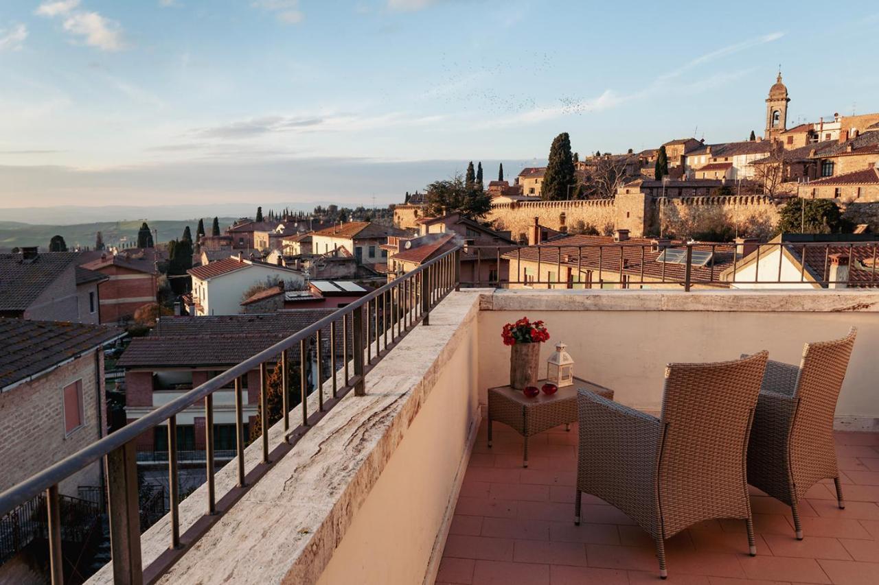 Ferienwohnung Il Trabucco E La Terrazza Della Val D' Orcia San Quirico dʼOrcia Exterior foto